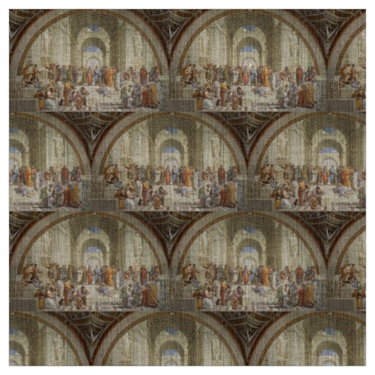 Tissu Raphael - L'École d'Athènes (Échantillon)