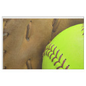 Tissu rapide jaune du coton du base-ball (56" (Fat Quarter)