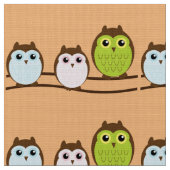 Tissu Rassemblement des Chouettes (Fermer)