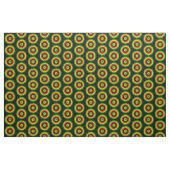 Tissu Rasta Red Yellow Green Tie Dye Circles Pattern (Yard)