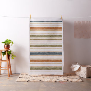 Tissu rayé aquarelle rustique