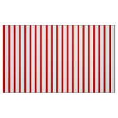 Tissu rayé blanc et rouge personnalisable (Fat Quarter)