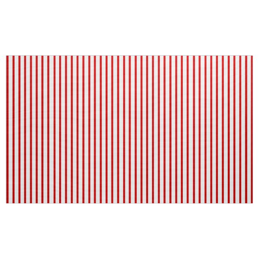 Tissu rayé blanc et rouge personnalisable (Yard)