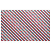 Tissu rayé bleu rouge (Yard)