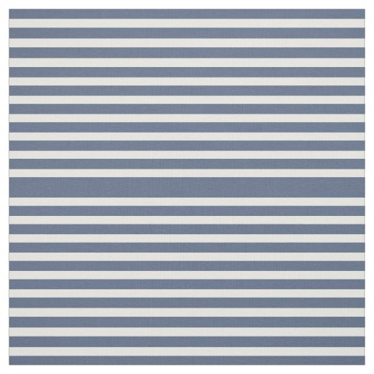 Tissu rayé de bleu marine et blanc (Échantillon)