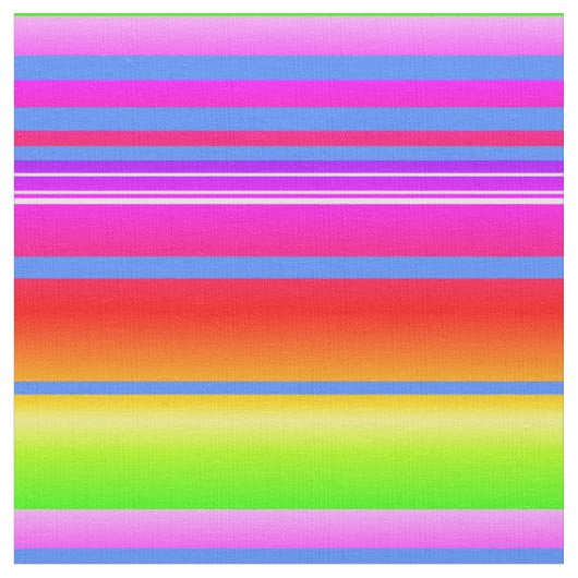 Tissu rayé de couleur vive (Fermer)