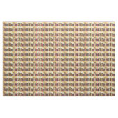Tissu rayé de livres anciens (Yard)