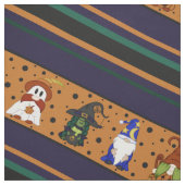Tissu rayé Gnome-o-Ween (Échantillon)