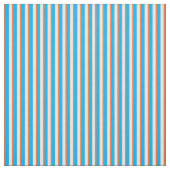 Tissu rayé orange blanc fait sur commande de bleu (Échantillon)