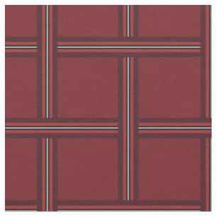 Tissu rayé rouge et blanc