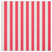 Tissu rayé rouge et blanc (Échantillon)