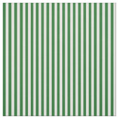 Tissu rayé vert et blanc de métier (Échantillon)