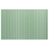 Tissu rayé vert et blanc de métier (Fat Quarter)