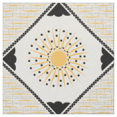 Tissu Rayon de soleil gai d'art déco (Échantillon)