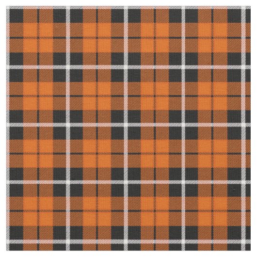 Tissu Rayure blanche d'automne profond/noire orange (Fermer)