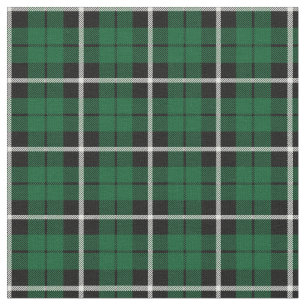Tissu Rayure blanche de Kelly/noire verte irlandaise