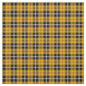 Tissu Rayure blanche/noire d'automne de jaune profond (Échantillon)
