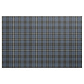 Tissu Rayure blanche/noire plaid bleu/gris (Fat Quarter)