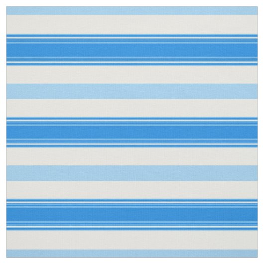 Tissu Rayure bleue et blanche (Échantillon)