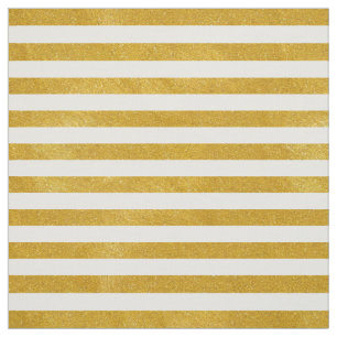 Tissu Rayure élégante d'or - coutume votre couleur