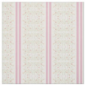 Tissu Rayure florale décorative (Échantillon)