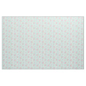 Tissu Rayure florale Teal de rose classique de cru (Yard)