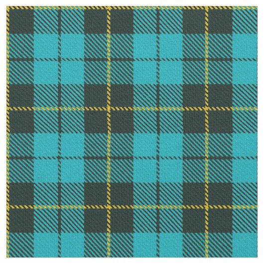 Tissu Rayure jaune/noire plaid vert/bleu de turquoise (Fermer)