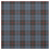 Tissu Rayure rouge/noire plaid bleu/gris (Échantillon)