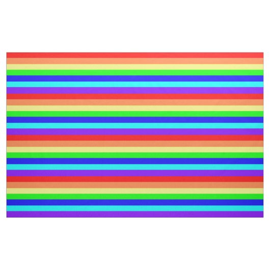 Tissu Rayures arc-en-ciel (Fat Quarter)