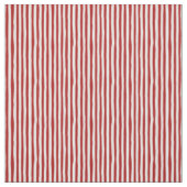 Tissu Rayures bancales rouges et blanches (Échantillon)