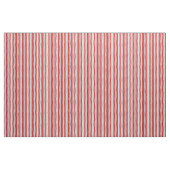 Tissu Rayures bancales rouges et blanches (Fat Quarter)