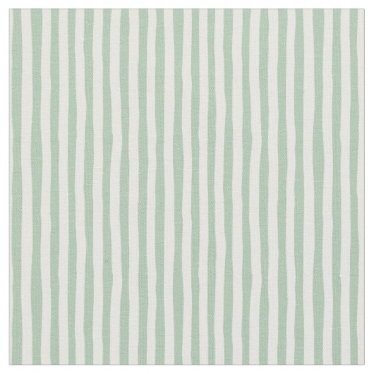 Tissu Rayures bancales vert clair et blanc (Fermer)
