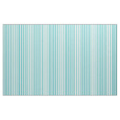 Tissu Rayures bleues de turquoise de plage (Yard)