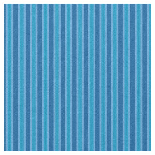 Tissu Rayures bleues et turquoise (Fermer)