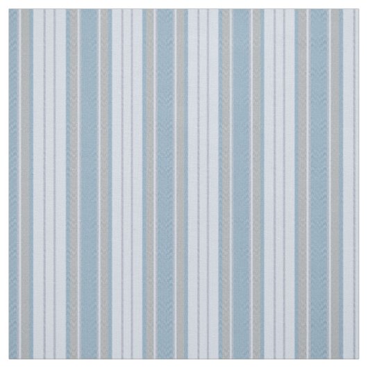 Tissu Rayures Chevron Bleu Pastel et Gris (Échantillon)