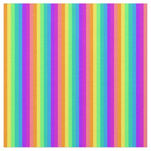 Tissu Rayures d'arc-en-ciel (Fermer)