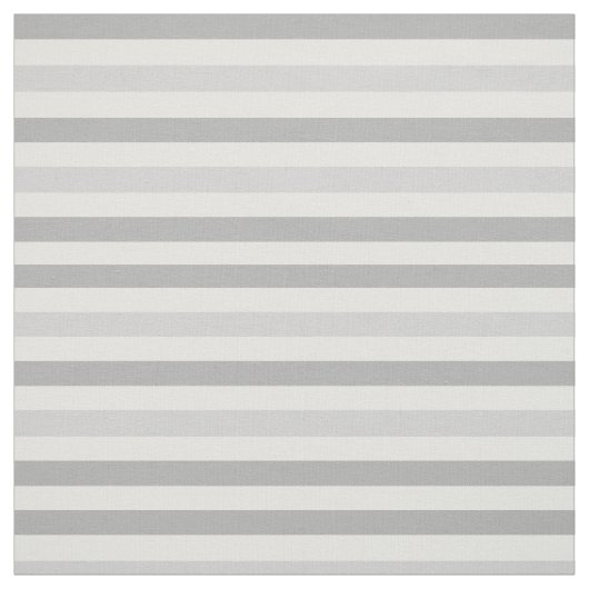 Tissu Rayures de blanc gris (Échantillon)