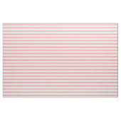 Tissu Rayures de coutil de corail de rose et de blanc (Yard)