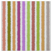 Tissu Rayures de craie - Crème et couleurs multiples (Fermer)