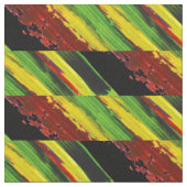 Tissu Rayures de peinture de Rastafarian (Fermer)