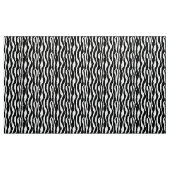 Tissu Rayures de zèbre - noires et blanches (Yard)
