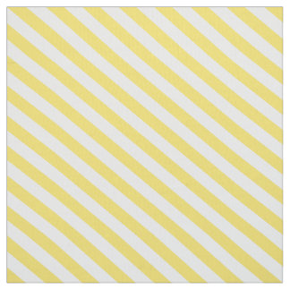 Tissu Rayures diagonales jaune citron