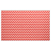 Tissu Rayures d'Ikat Chevron - orange et blanc de (Yard)