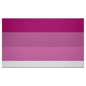 Tissu Rayures du drapeau de la fierté lesbienne (Fat Quarter)