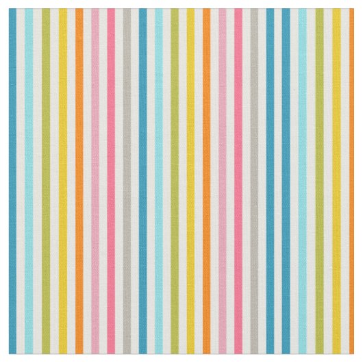Tissu Rayures en pastel colorées (Fermer)