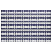 Tissu Rayures et motif nautiques d'ancre (Yard)