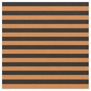 Tissu Rayures horizontales d'un quart de pouce orange et