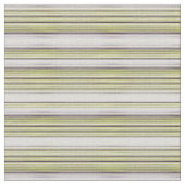 Tissu Rayures horizontales olive et bleues. (Détail)