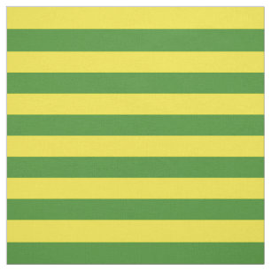 Tissu Rayures jaune et verte