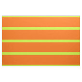 Tissu rayures jaune orangé néon (Fat Quarter)